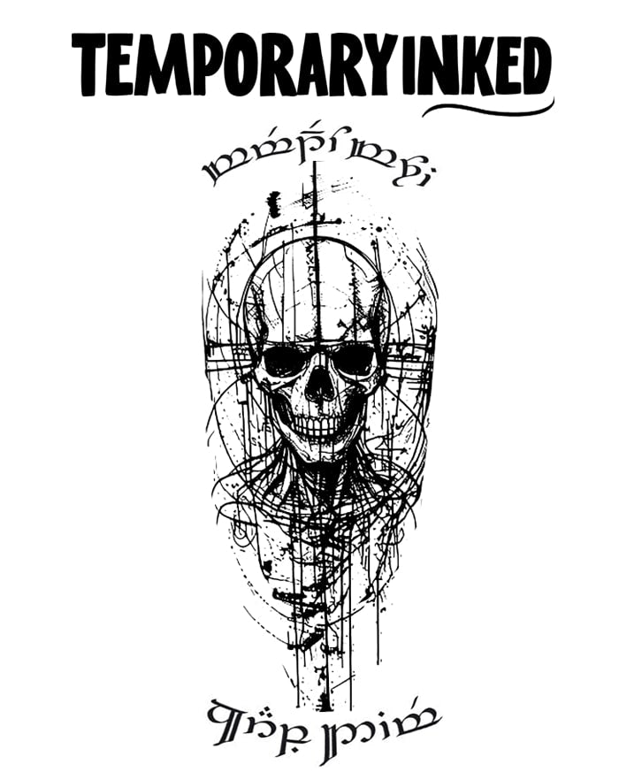 Mortalis Vitae Skull Tattoo