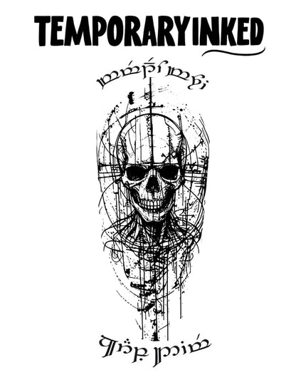 Mortalis Vitae Skull Tattoo