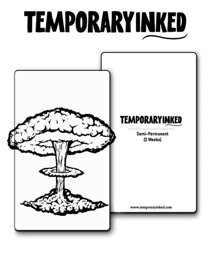 Mushroom Explosion Tattoo