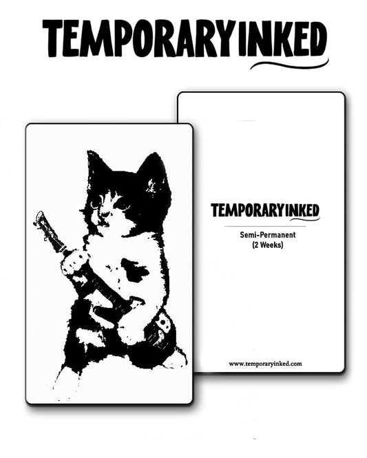 Musician Kitten Tattoo