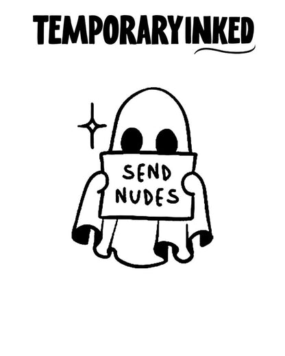 Naughty Ghost Tattoo