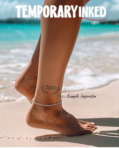 Create Your Own Numerical Tattoo at TemporaryInked.com