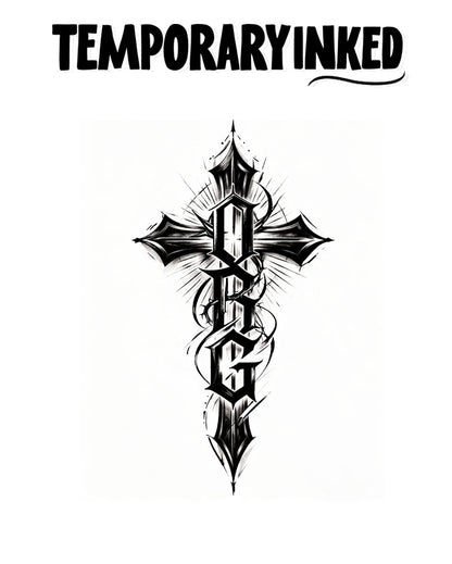 OBG Chicano Cross Tattoo