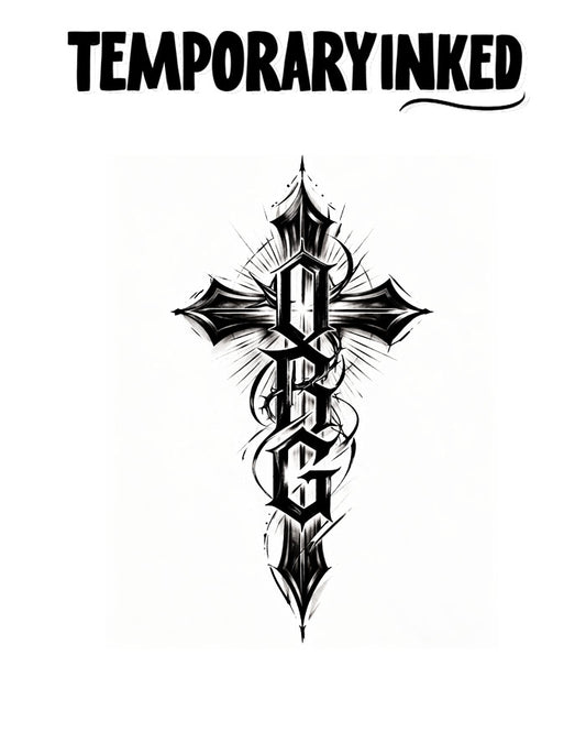 OBG Chicano Cross Tattoo