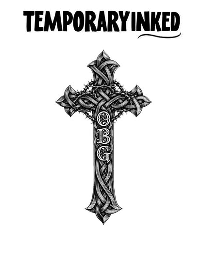OBG Cross Knot (Medium) Tattoo