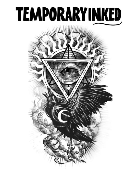 Omen of the All-Seeing Flame Tattoo