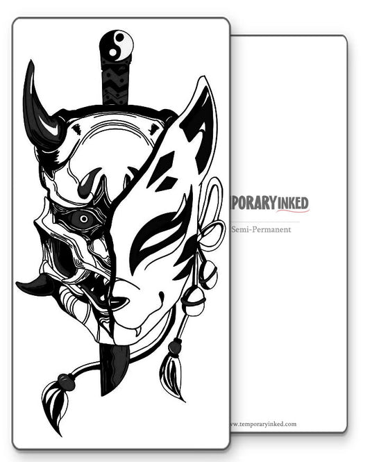 Oni to Kitsune Tattoo