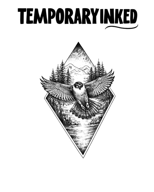Osprey Flight Diamond Tattoo