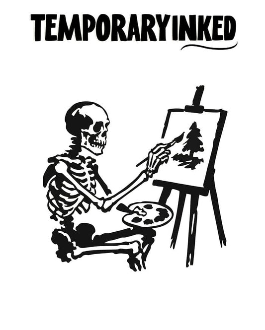 Painter Skull Tattoo