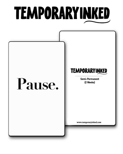 Pause Tattoo