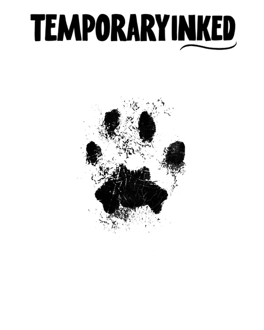 Paw Ink Print Tattoo