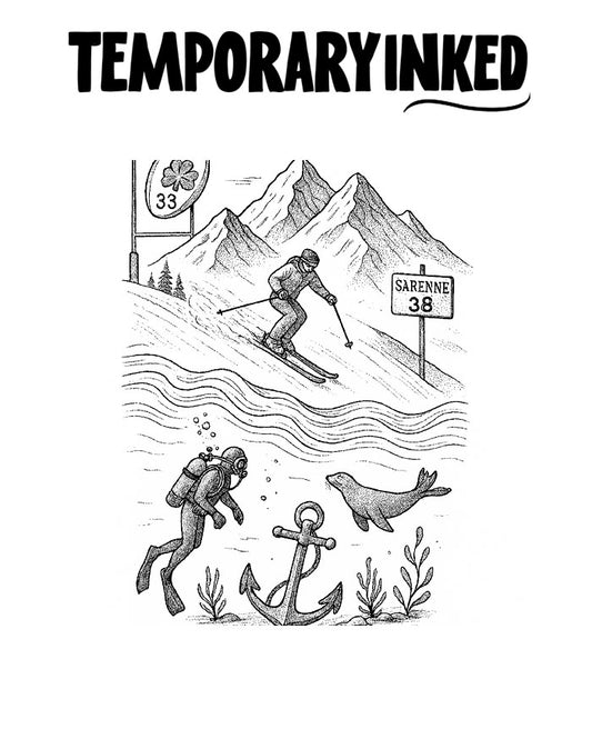 Peaks & Depths Tattoo