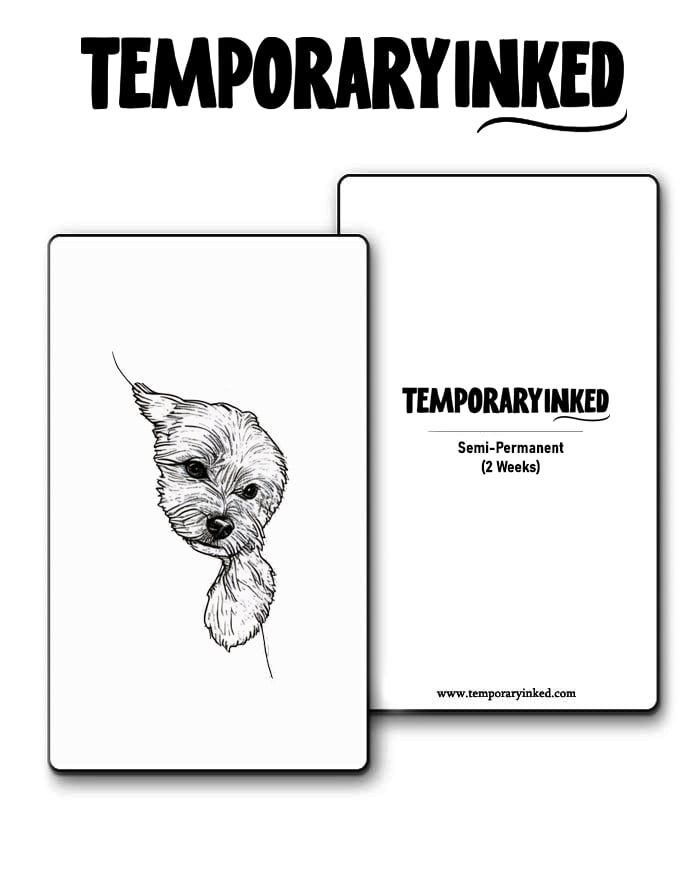 Peekaboo Puppy Tattoo