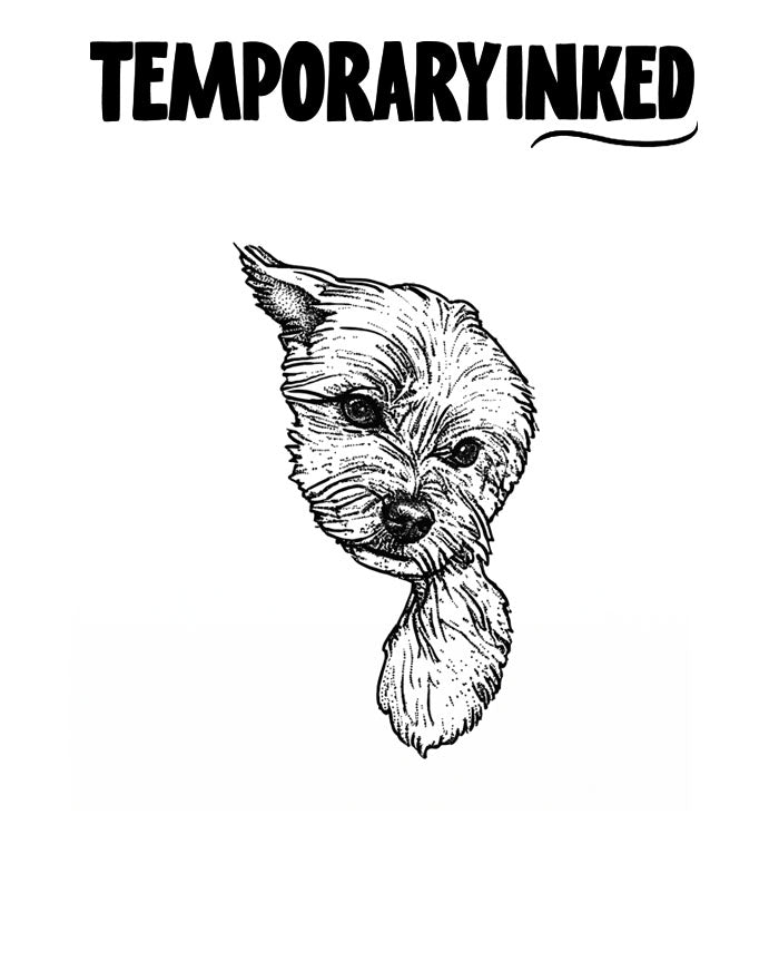 Peekaboo Puppy Tattoo