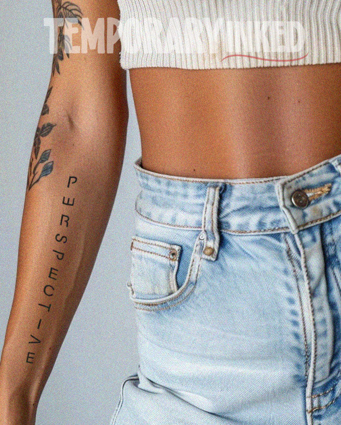 Shop Perspective Tattoo - Temporary Tattoo By TemporaryInked.com
