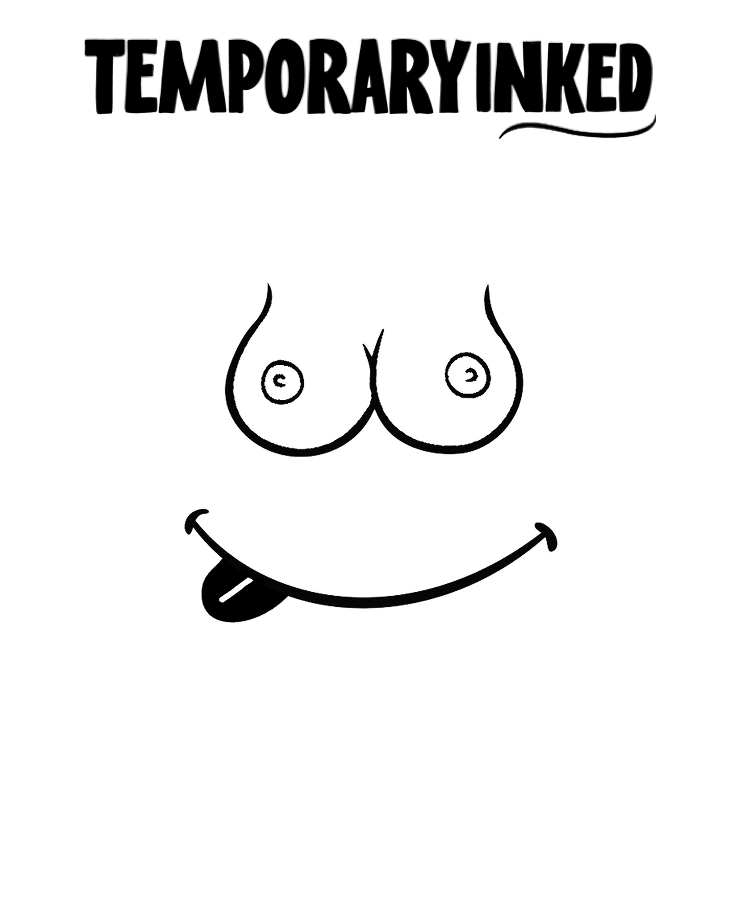 Playful Body Smiley Face Tattoo