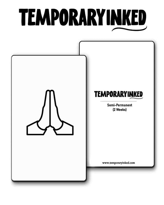 Prayer Minimal Tattoo