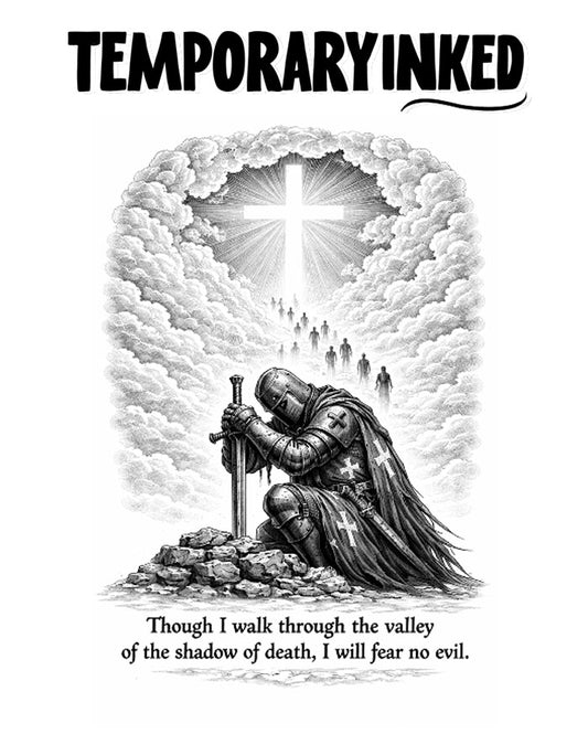 Praying Knight Tattoo