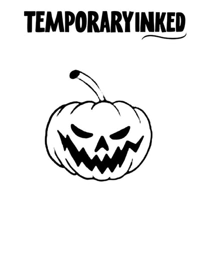 Pumpkin Demon Tattoo