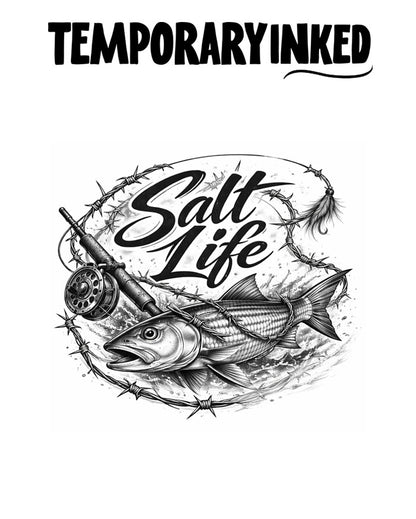 Reel & Catch Fish Tattoo