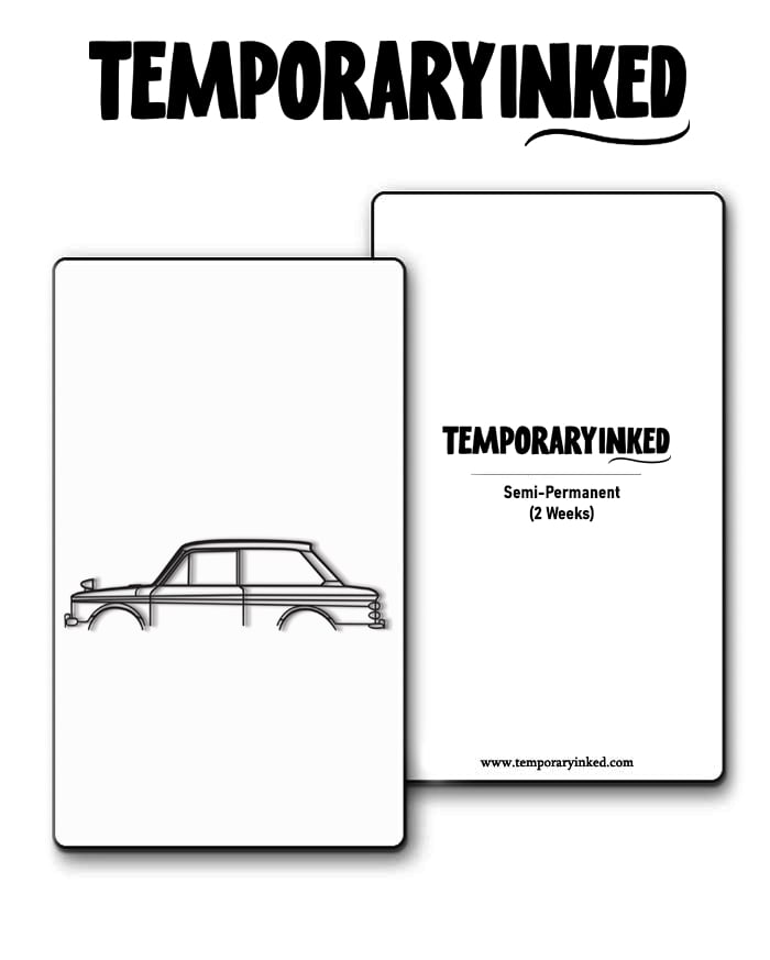 Retro Drive Car Tattoo