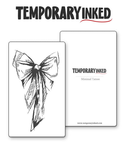 Minimal Ribbon Tattoo