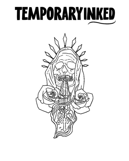 Rosary of Bones Tattoo