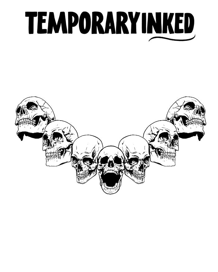 Rows Of Skulls Tattoo