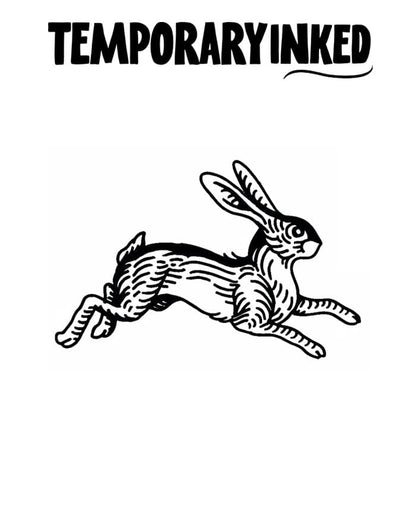 Running Rabbit Tattoo