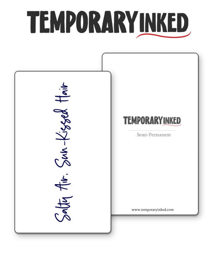 Salty Air, Sun-Kissed Hair Tattoo