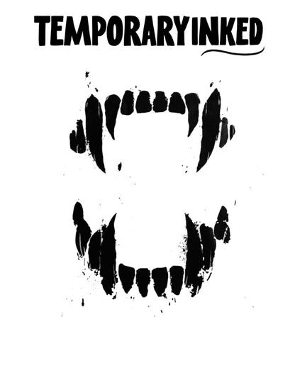 Savage Fangs Tattoo