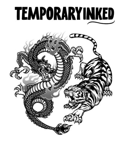 Scales and Stripes Tattoo