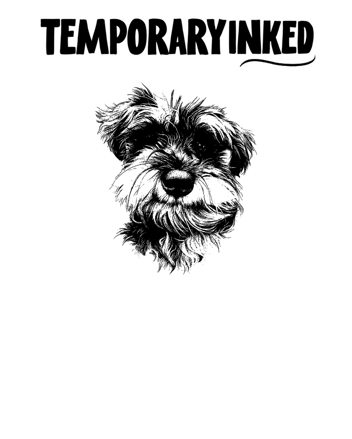Schnauzer Portrait Tattoo