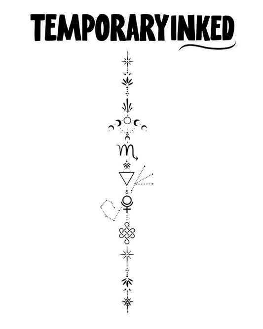 Scorpio Alignment Spinal XL Tattoo