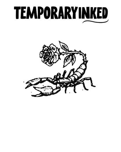 Scorpion Rose Tattoo