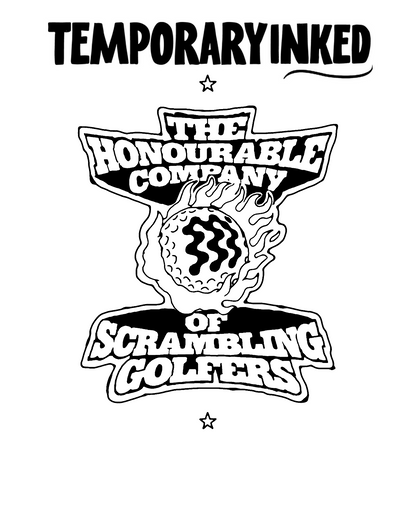 Scrambling Golfers Tattoo
