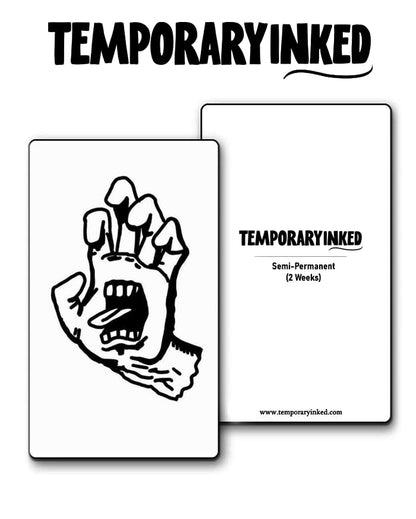 Screaming Hand Tattoo