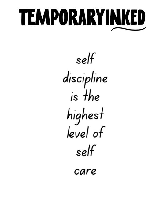 Self Discipline Small Tattoo