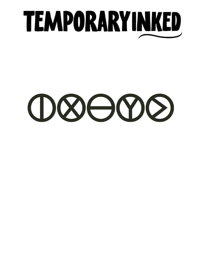 Semaphore Symbols Tattoo