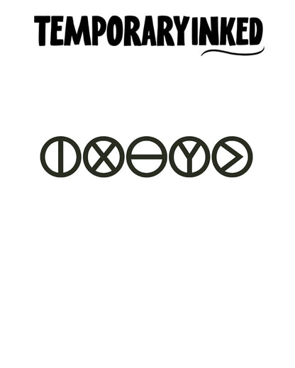 Semaphore Symbols Tattoo