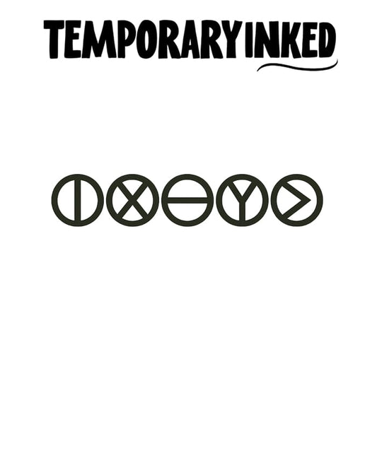 Semaphore Symbols Tattoo
