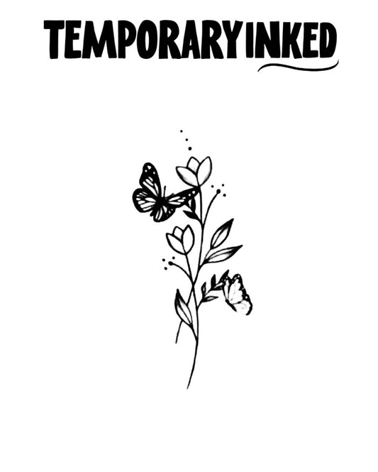 Serene Flutter Tattoo