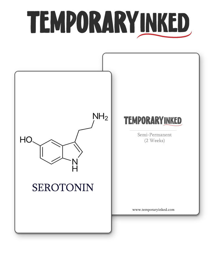 Serotonin (Happiness) Tattoo