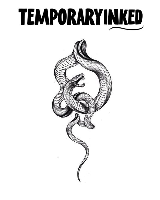 Serpent Spiral Tattoo