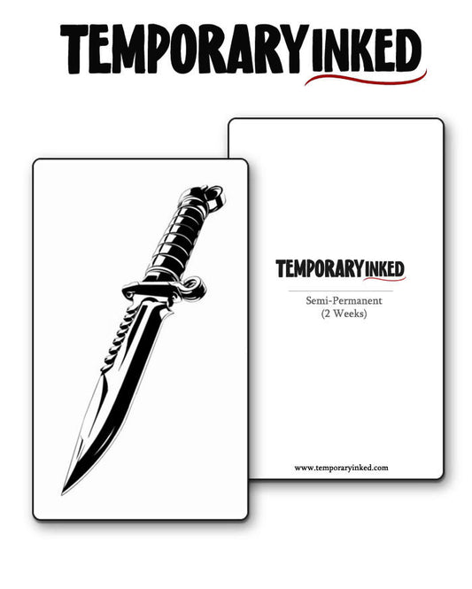 Sharp Dagger Tattoo