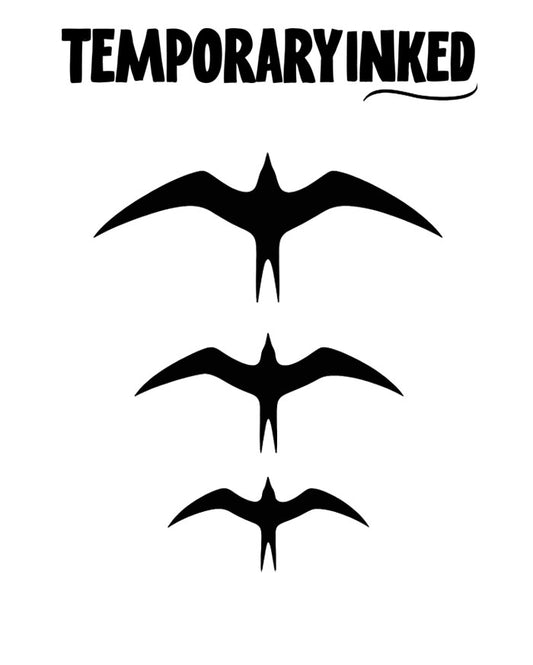 Silhouetted Birds Tattoo