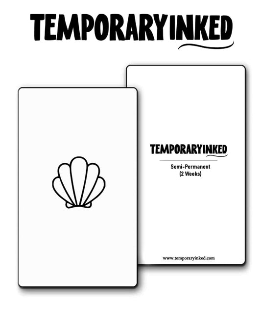 Simple Sea Shell Tattoo