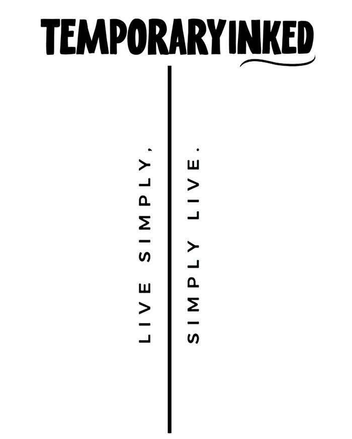 Live Simply, Simply Live Tattoo