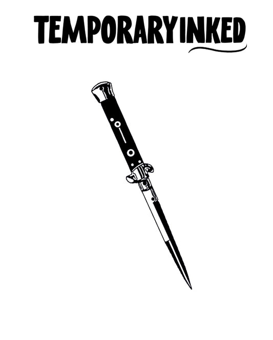Single Blade Tattoo