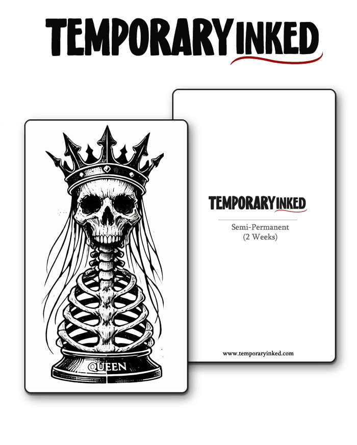 Skeletal Queen Tattoo